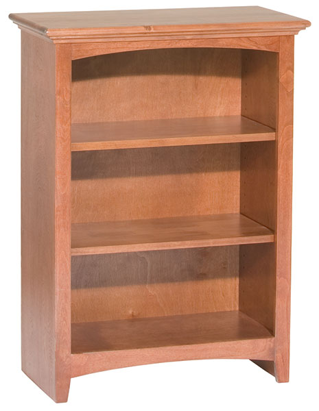 Alder McKenzie 36x24 Bookcase | Bare Woods Furniture | Real Wood ...