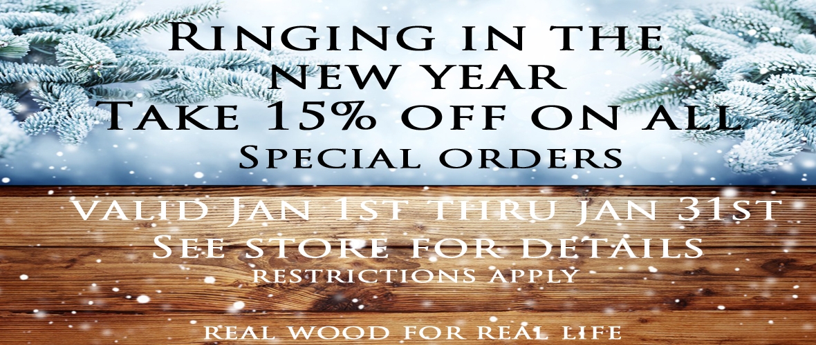 January Furniture Sale 15% Off, Real Wood Furniture, Chantilly VA