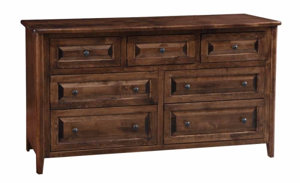 Amish Crafted Carson 7 Drawer Dresser