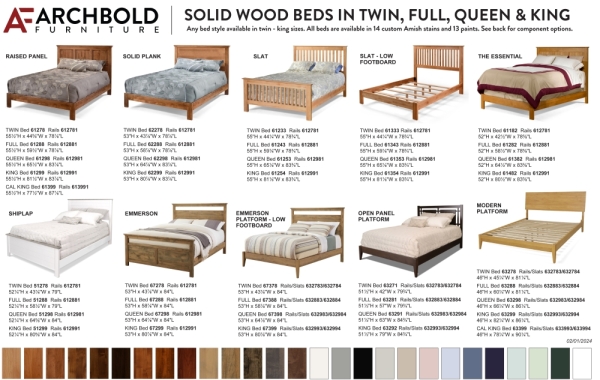 Alder Bed Collection Main Page