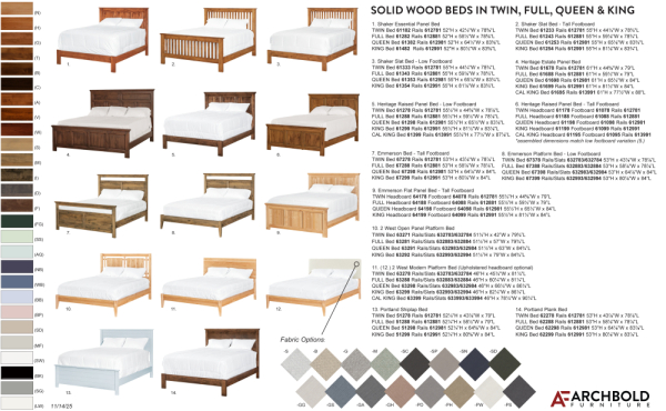 Alder Bed Collection 1st Page