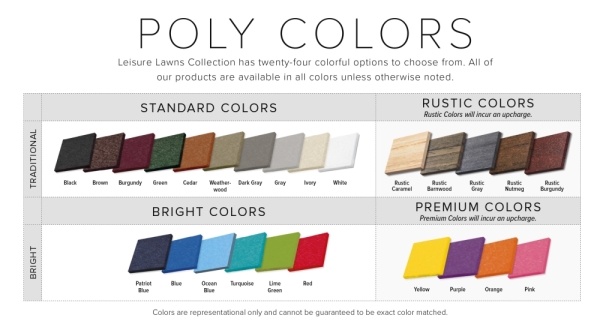 Lesure Lawn Color Samples
