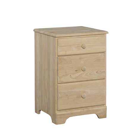 Parawood Jamestown 3 Drw Nightstand