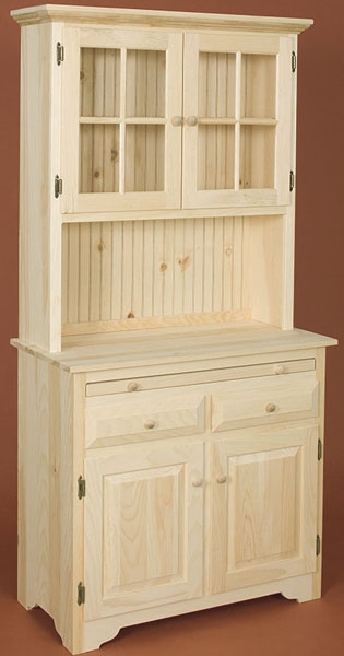 Unfinished shop hoosier cabinet