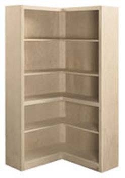 L shaped corner bookcase sale