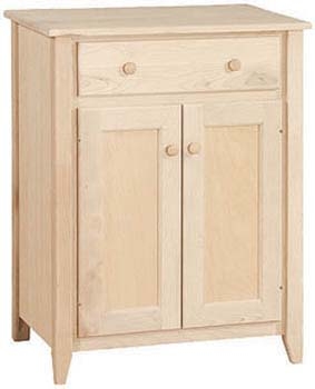 Unfinished microwave store cart
