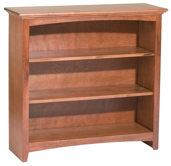 Alder McKenzie 36x36 Bookcase | Bare Woods Furniture | Real Wood ...
