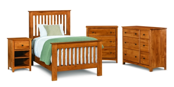 Alder Shaker Generations Slat Bed