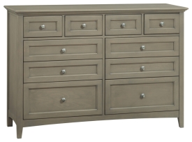 Alder McKenzie 10 Drawer Dresser