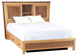 Addison Bookcase Headboard Storage Bed