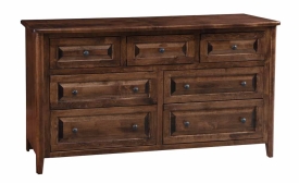 Amish Crafted Carson 7 Drawer Dresser
