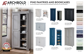 Pine 1 Door Pantry