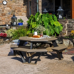 Octagonal Picnic Table
