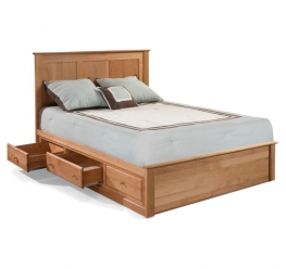 Alder Shaker Storage Bed Low