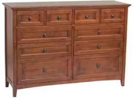 Alder McKenzie 10 Drawer Dresser