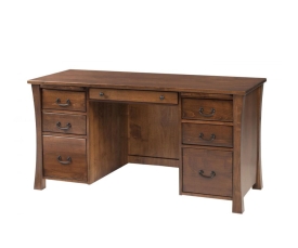 Amish Woodbury Credenza Desk