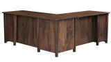 Amish Woodland Shaker Corner Desk 2