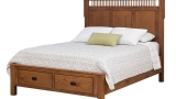 Amish Mission Storage Bed