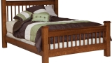 Amish Michaels Mission Slat Bed
