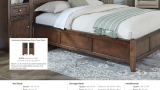 Alder McKenzie Bookcase Storage Bed 