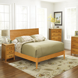 Real wood bedroom sets. A bedroom set in a beautiful room.